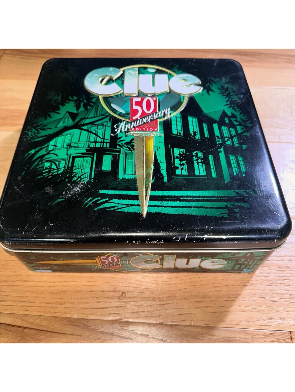 Clue 50th Anniversary Edition 1999 Tin Box Complete Hasbro Game Vintage Mystery